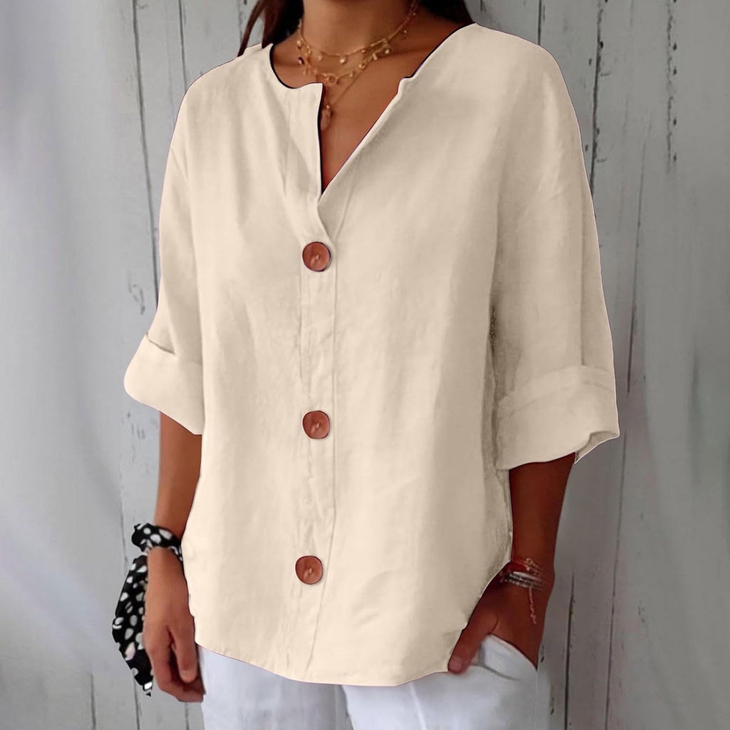 Lynn™ | Linen Breathable Blouse with a Soft Relaxed Fit