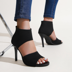 Savannah – Stretch Knit High Heel Sandals