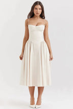 Celine Corset Midi Dress