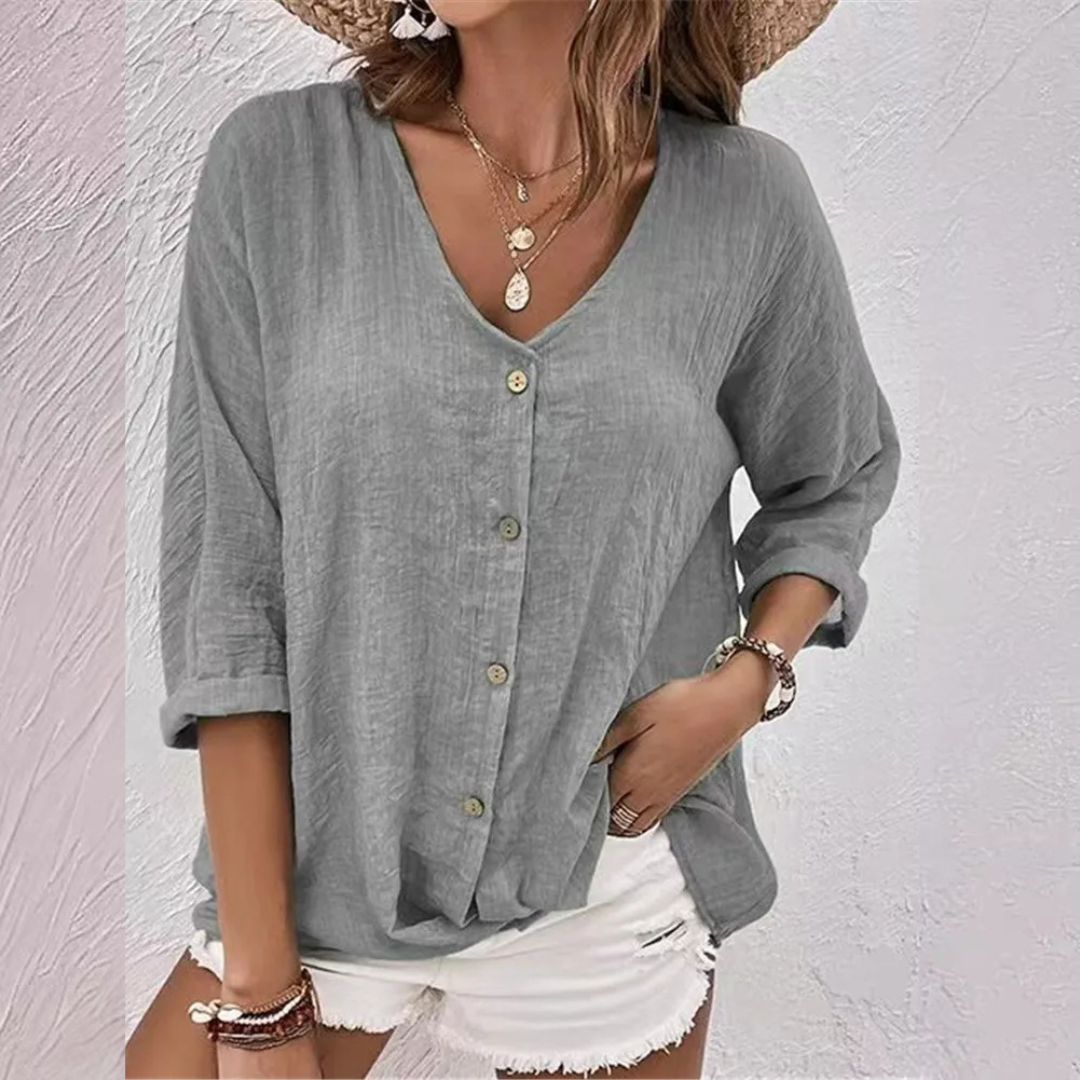 Sola™ | Summer Linen Blouse