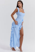 Victoria Ruffle Maxi Dress