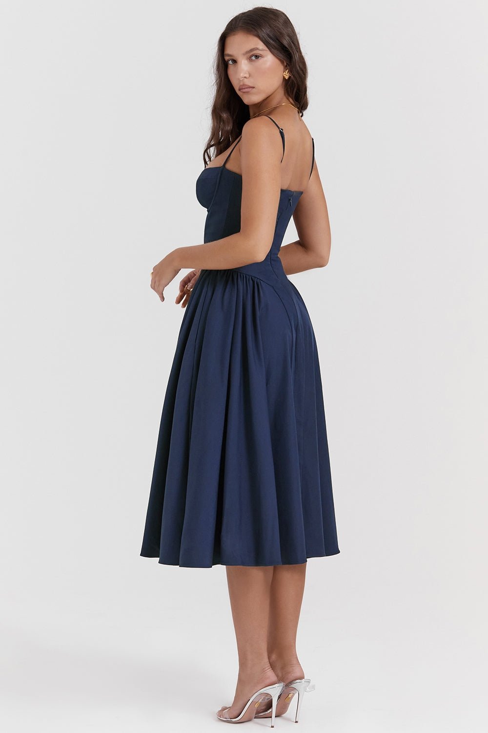 Celine Corset Midi Dress