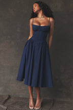 Celine Corset Midi Dress